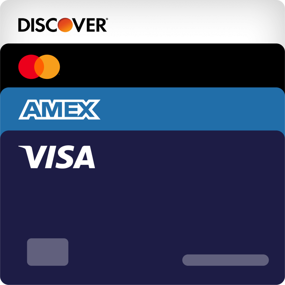 Credit and debit card payment illustration